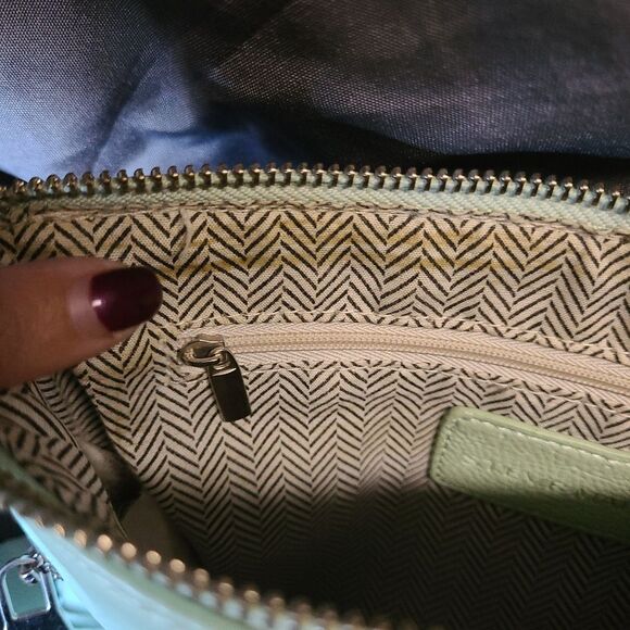 Steve Madden Mint Crossbody Bag Mint Green Silver accents - Picture 10 of 10